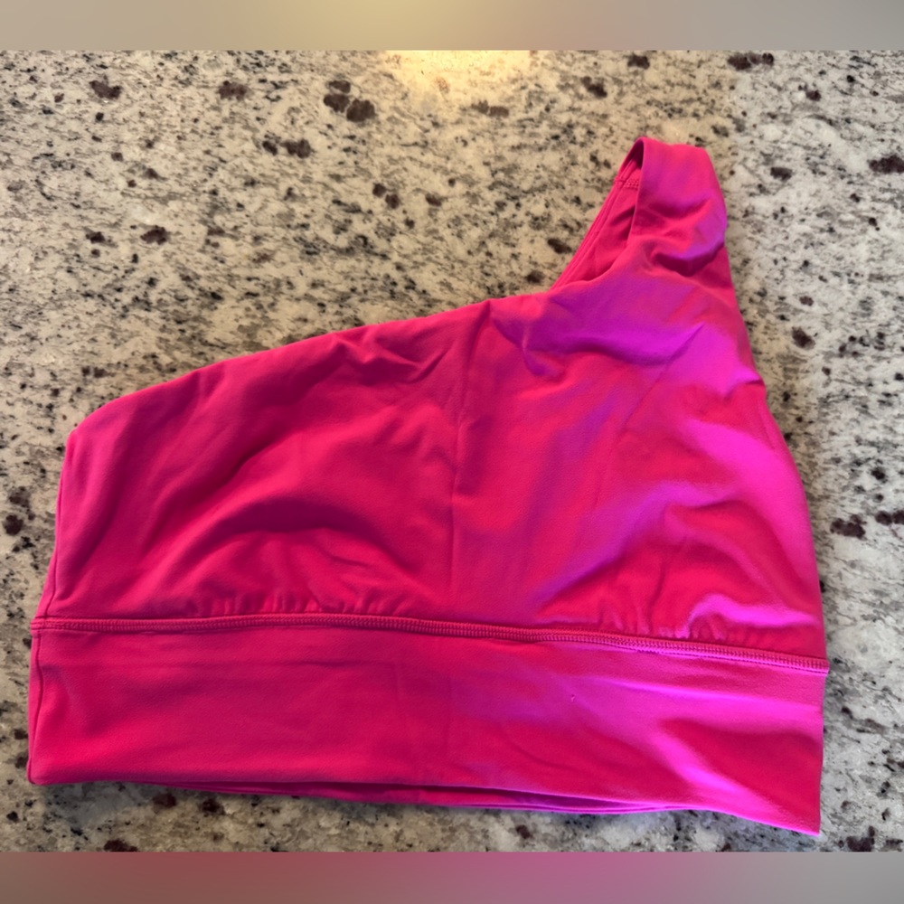 Lululemon Athletica Asymmetrical Sports Bra in Pink